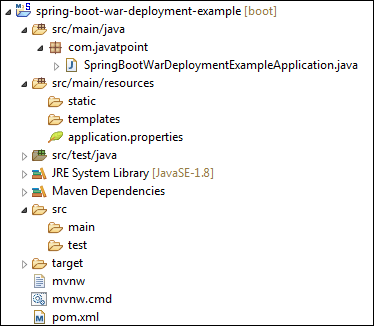 Spring Boot Project Deployment Using Tomcat