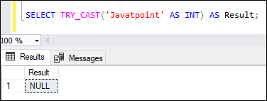 SQL Server CAST