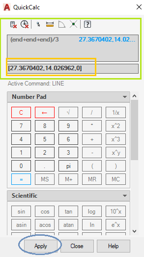 Examples of QuickCalc