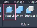 AutoCAD Presspull