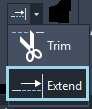 Trim and Extend in AutoCAD