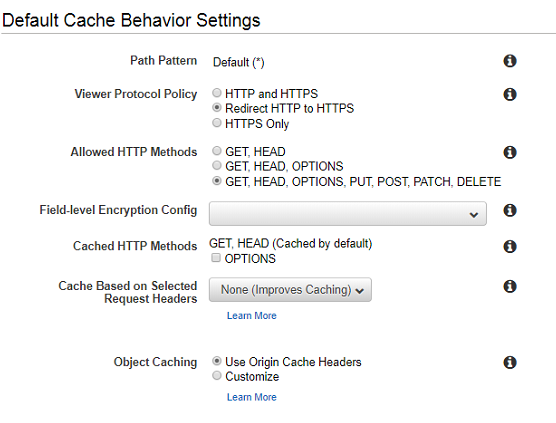 Creating a CloudFront CDN