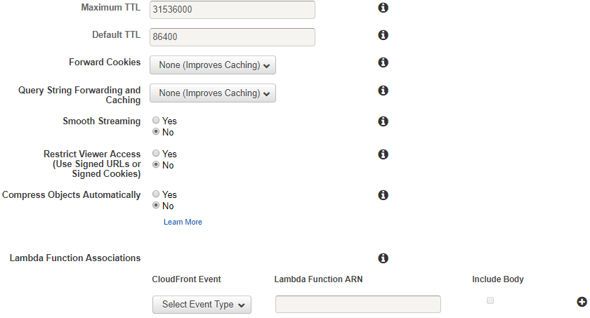 Creating a CloudFront CDN