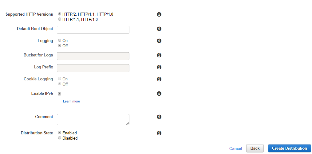 Creating a CloudFront CDN