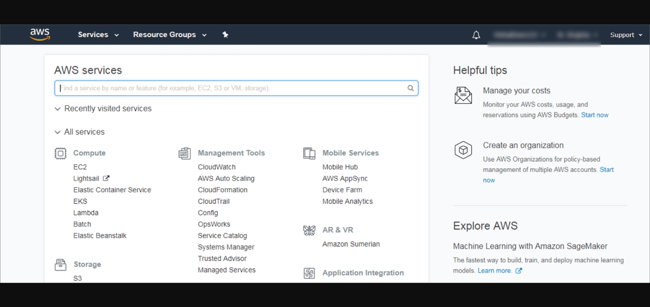 What is AWS Console