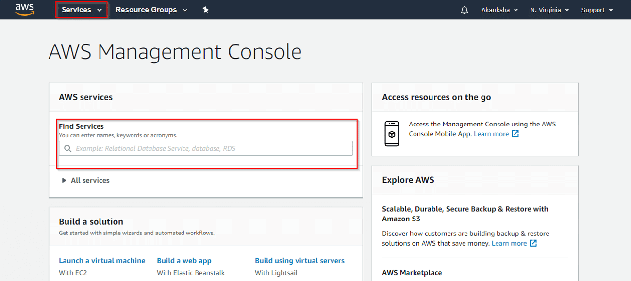 What is AWS Console