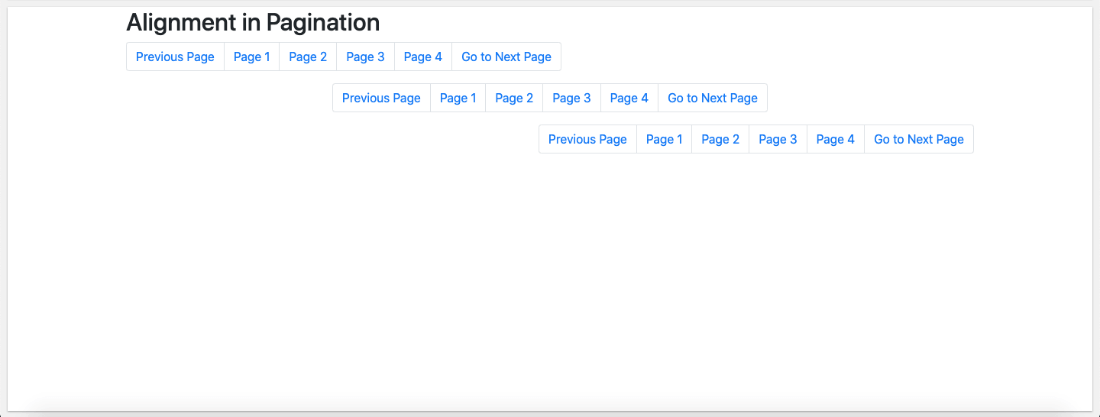 Bootstrap 4 Pagination