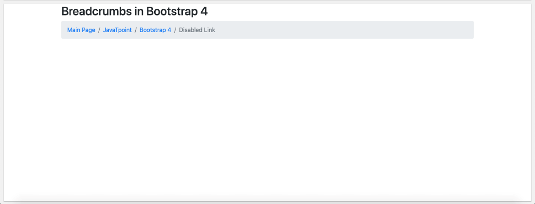 Bootstrap 4 Pagination