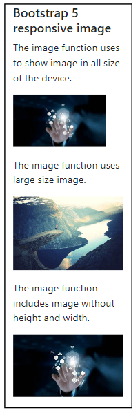 Bootstrap 5 image