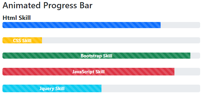 Bootstrap 5 Progress Bar