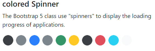 Bootstrap 5 Spinners