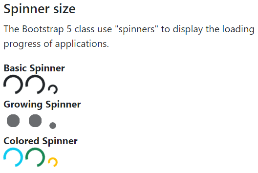 Bootstrap 5 Spinners