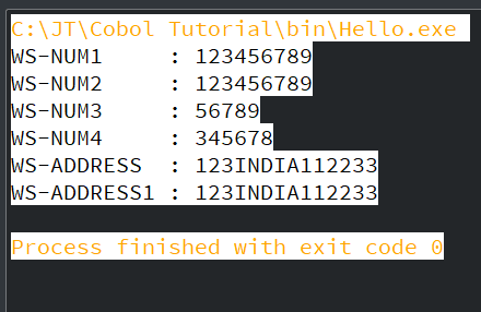 COBOL Verbs