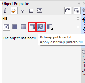 CorelDRAW Filling Objects