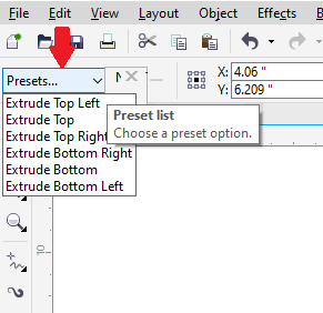 Inserting 3D effects in Objects