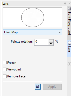 Objects with Lenses in CorelDraw