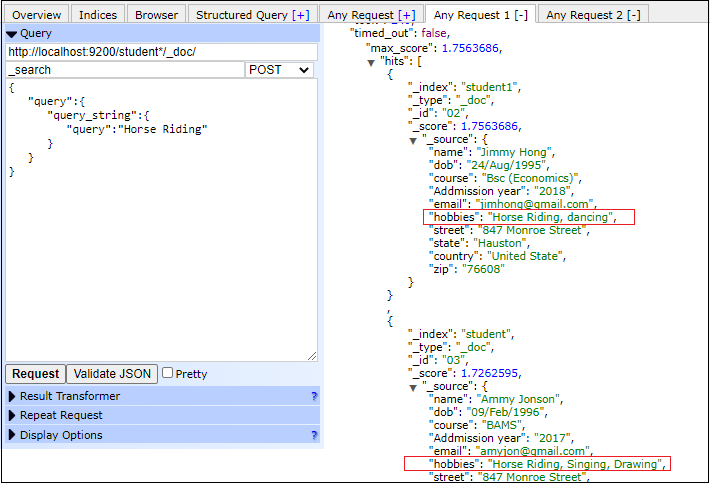 Elasticsearch Query DSL