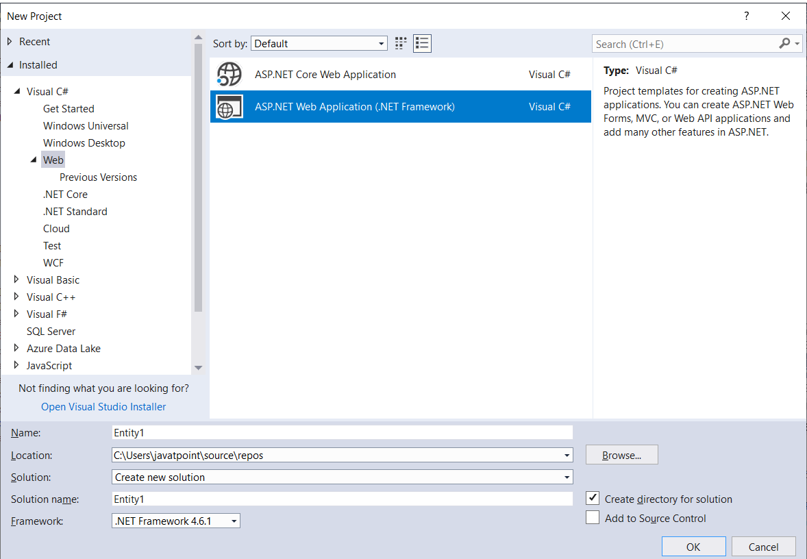 Database-First Approach in Entity Framework