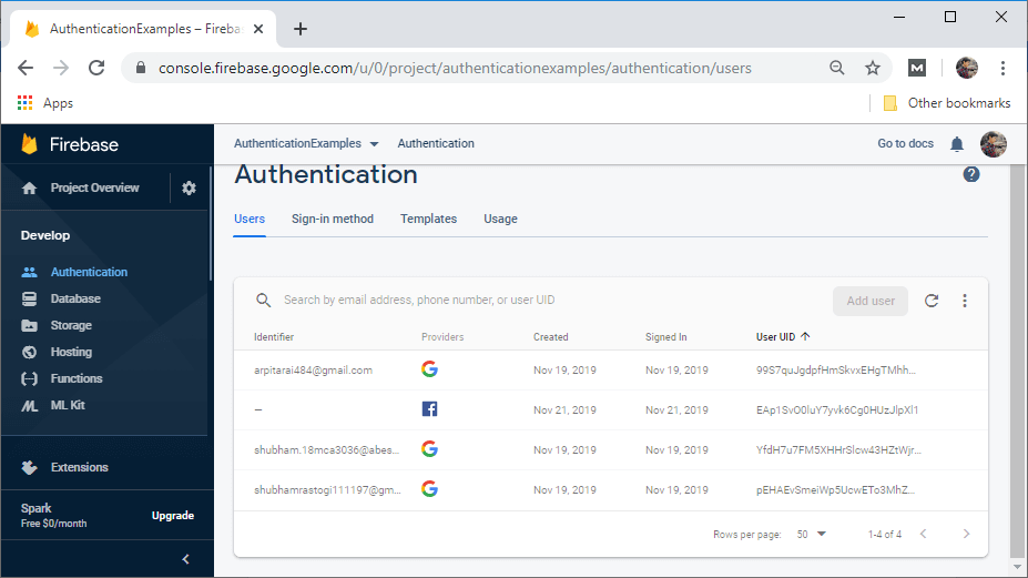 Firebase: Facebook Sign-In Authentication