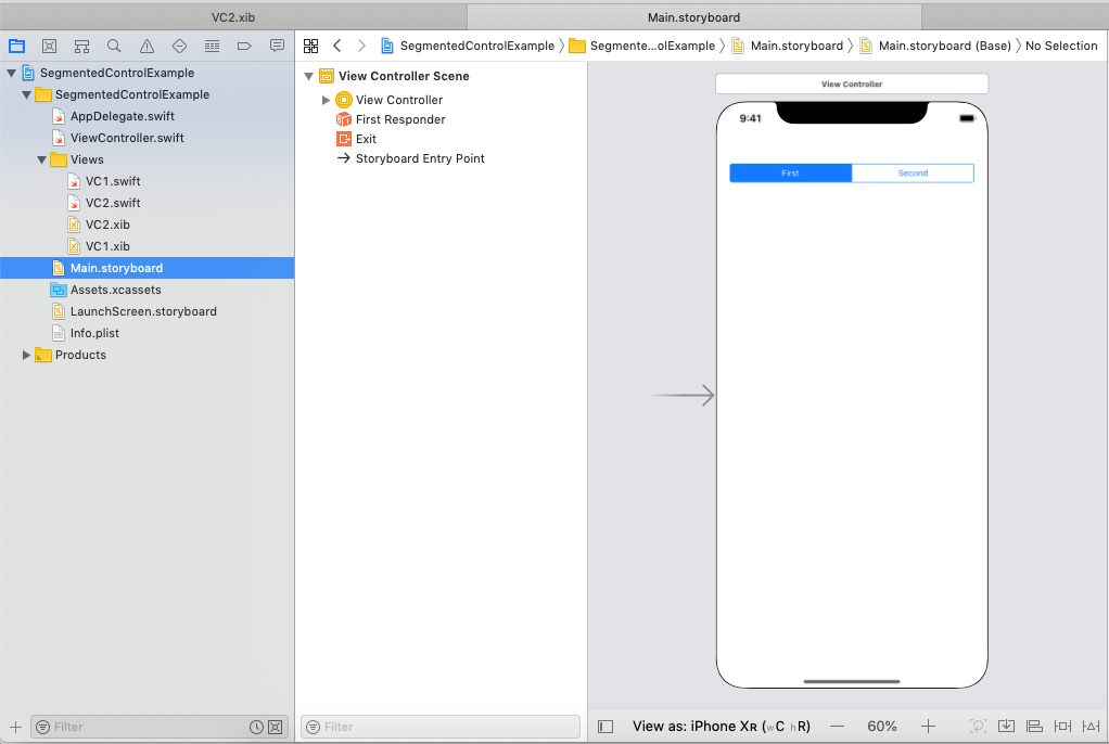 iOS Segment Control