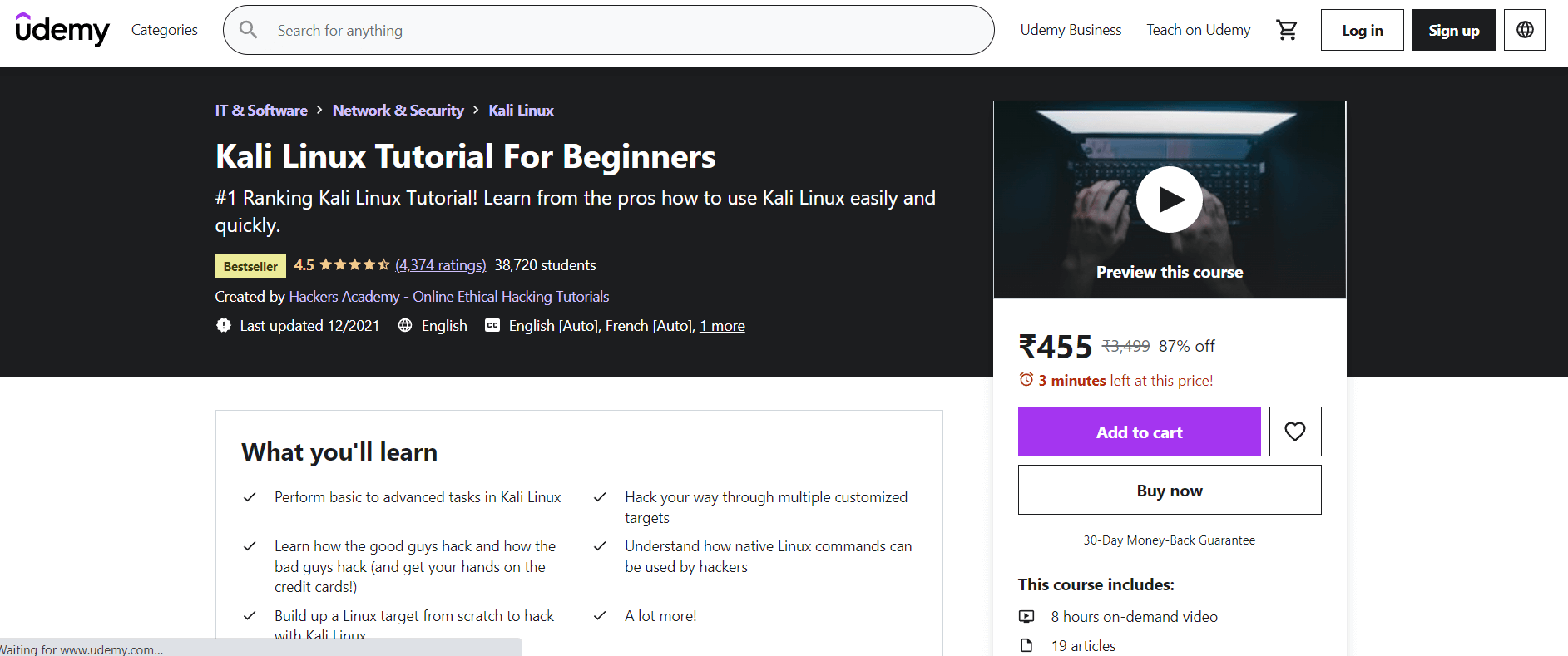 Kali Linux Course