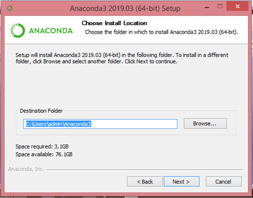 Installing Anaconda and Python