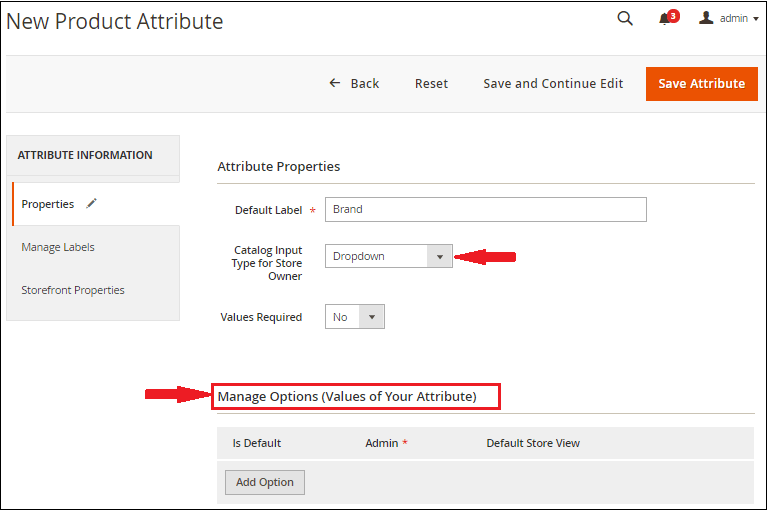 How to create Product Attributes in Magento 2