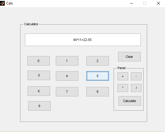 MATLAB Graphical User Interface