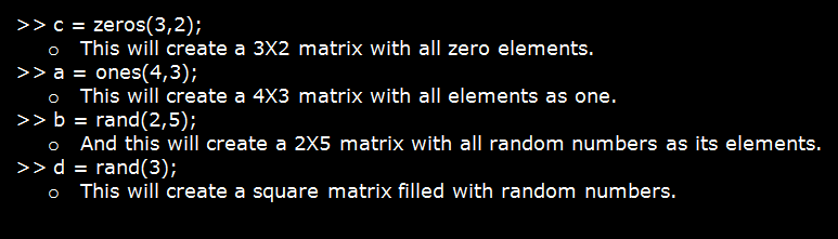 Matrices and Arrays in MATLAB | Online Tutorials Library List ...