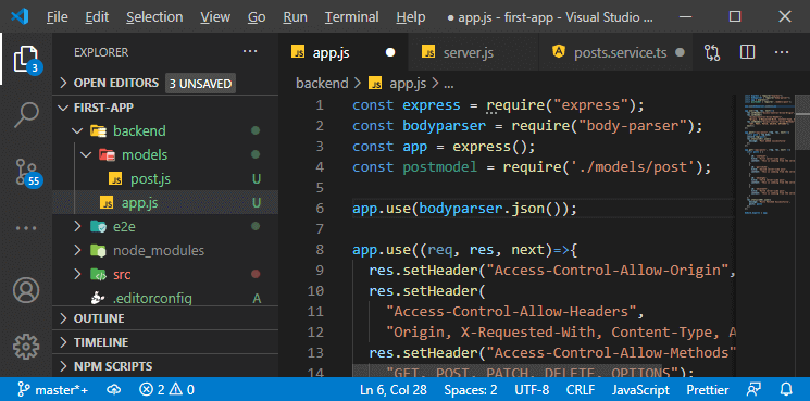 Connecting Node Express App to MongoDB