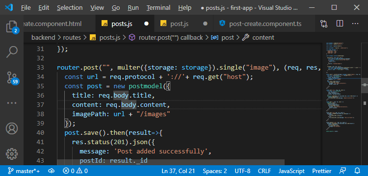 Working with the File URL in MEAN Stack