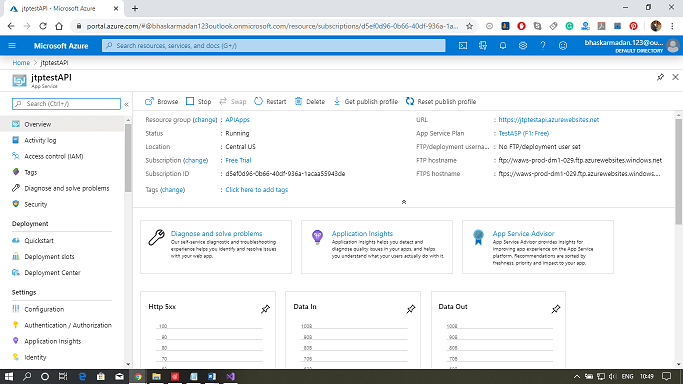 Azure API Apps and API Management