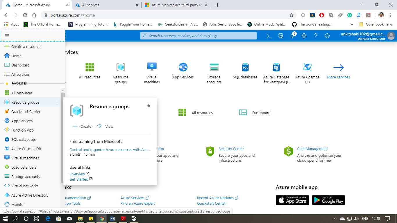 Azure Portal Overview