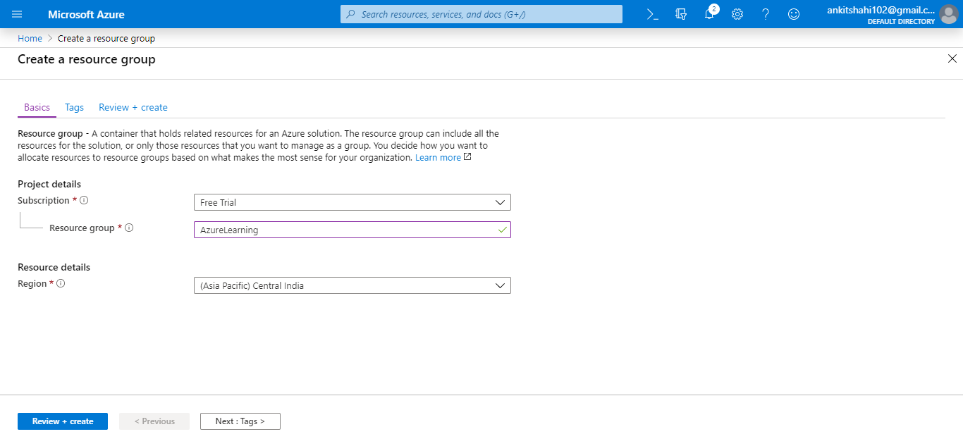 Azure Portal Overview