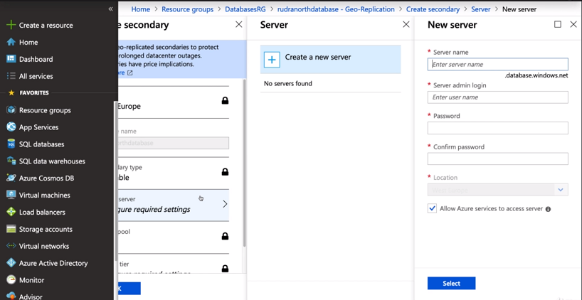 Azure SQL Database Configuration