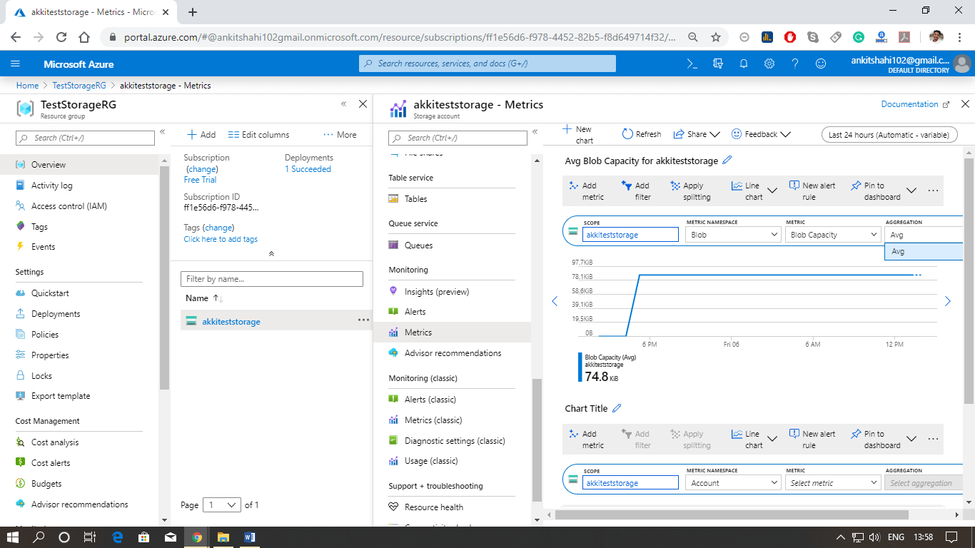 Azure Storage Monitoring