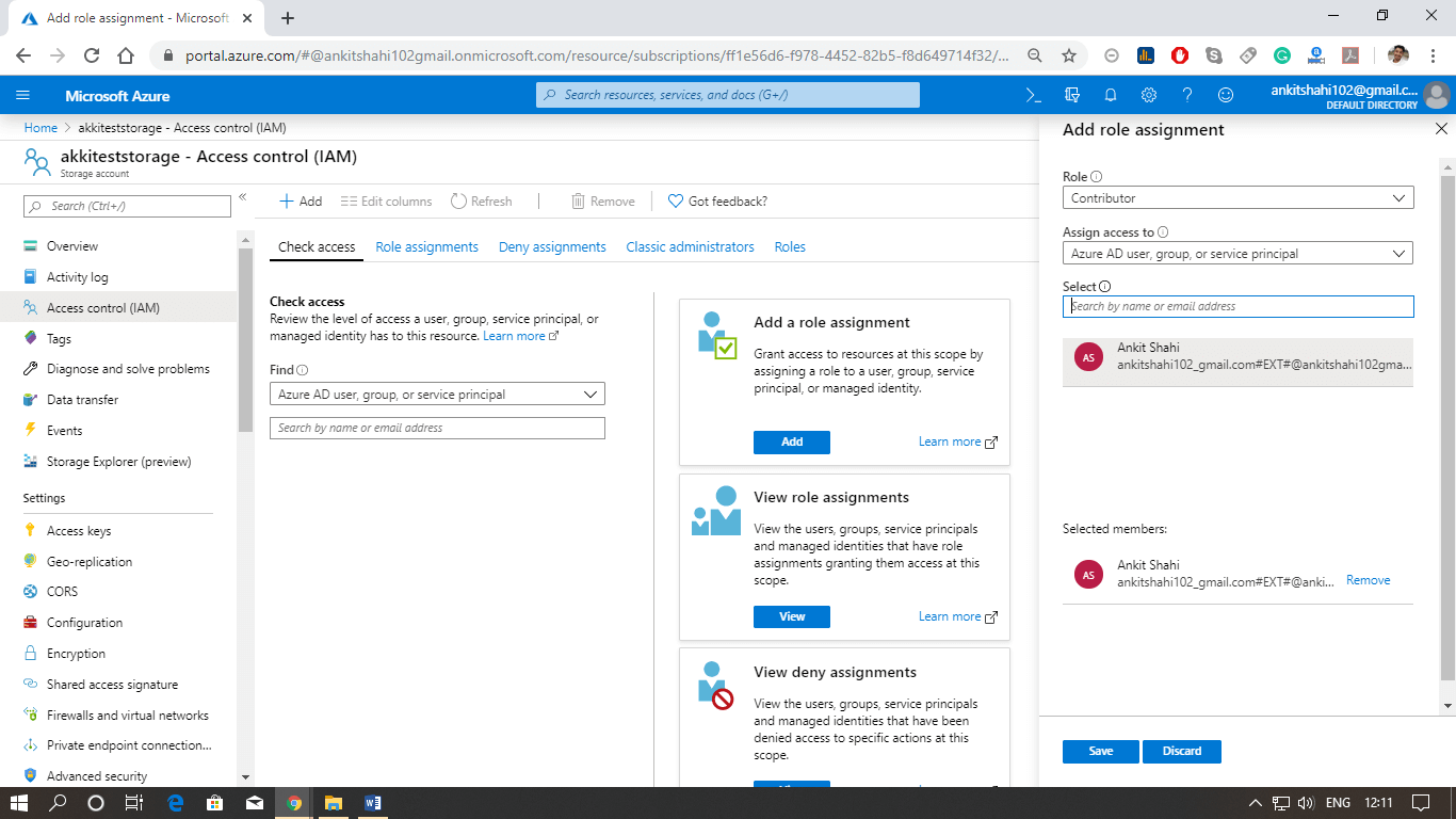 Azure Storage Security