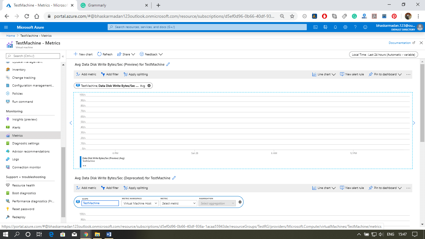 Azure VM Monitoring