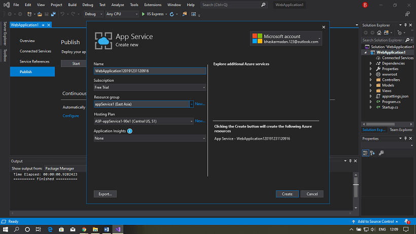 Azure Web App