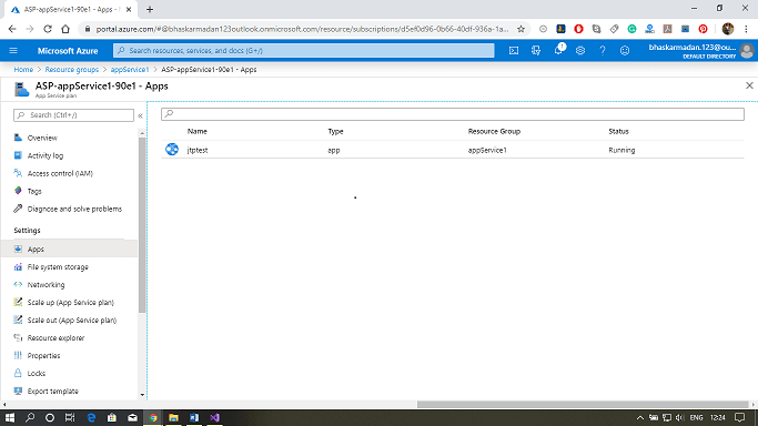 Azure Web App