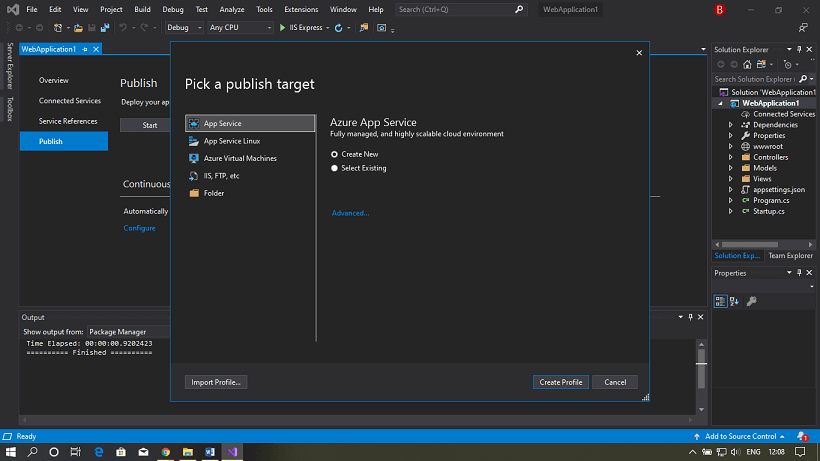 Azure Web App