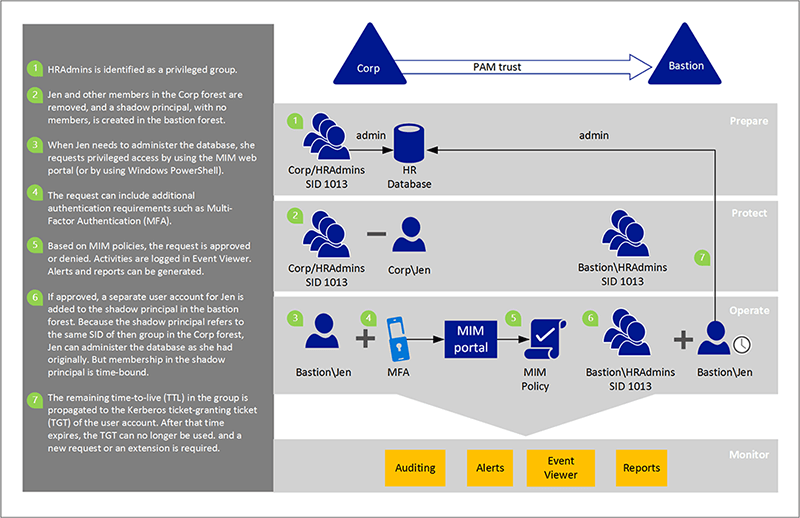 What is Privileged Access Management for Active Directory Domain Services in Azure?