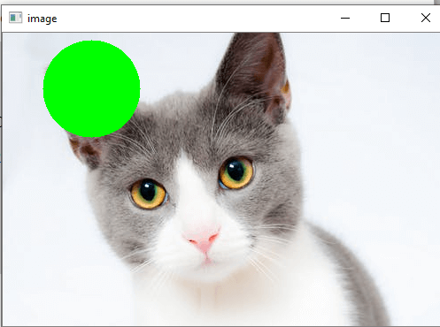 OpenCV Drawing Functions