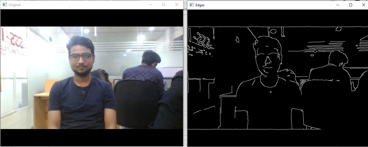 OpenCV Canny Edge detection