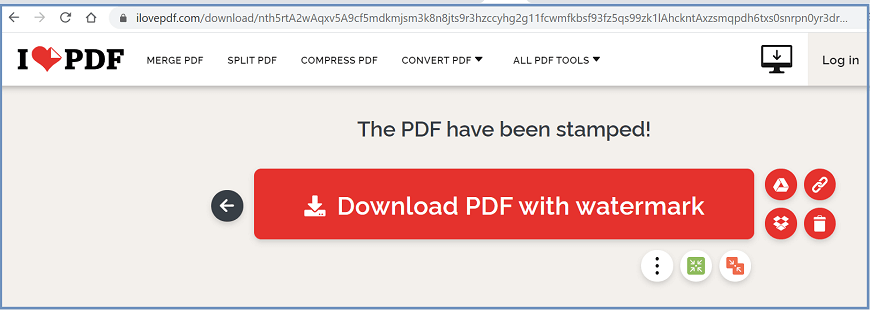 Add Watermark in PDF