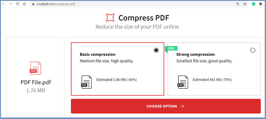 Compress PDF