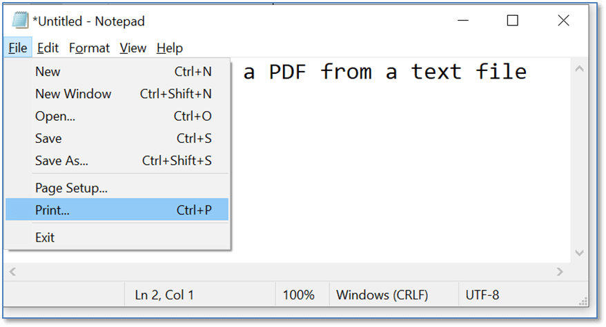 Save a PDF