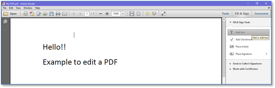 Save a PDF