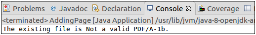 PDFBox Validation