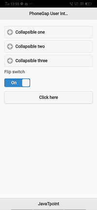 Control Groups and Flip Switch